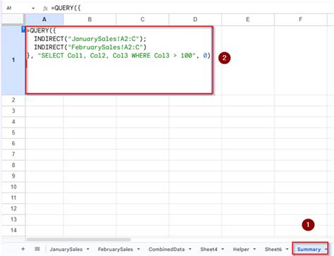 How to Use Google Sheets QUERY Across Multiple Sheets - Excel Insider