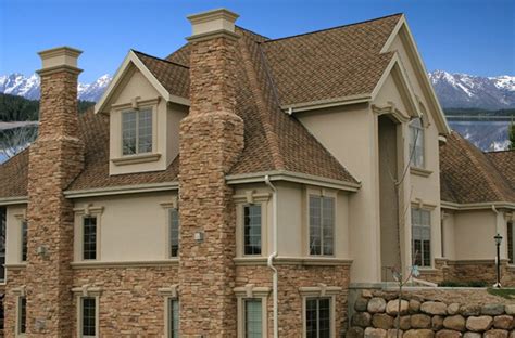 stone  siding transition  step  step guide