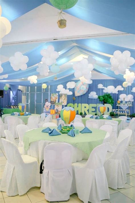 Kara S Party Ideas Mickey Mouse Hot Air Balloon Birthday Party Kara S Party Ideas