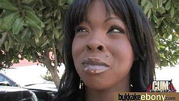 Ebony Babe Sucks Too Many White Cocks XNXX