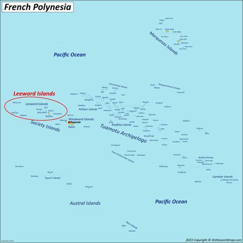 Leeward Islands Map | Society Islands, French Polynesia | Detailed Maps ...