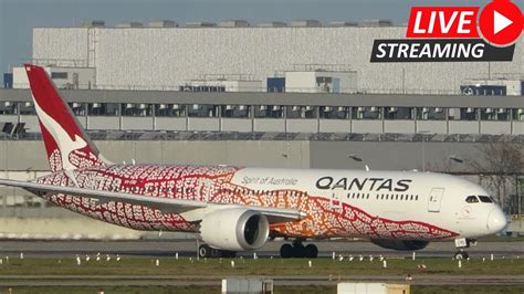 Live Planespotting Frankfurt Airport Fra Take Off Qantas B