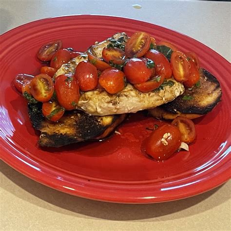 Chef John S Grilled Swordfish Bruschetta Allrecipes