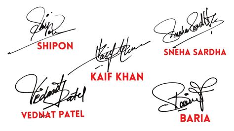 How To Make A Signature | How To Draw Easily | Signature Master | Cool ...