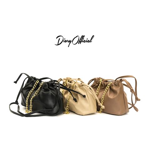 jual honey bag tas wanita tas kekinian viral selempang kece tas serut