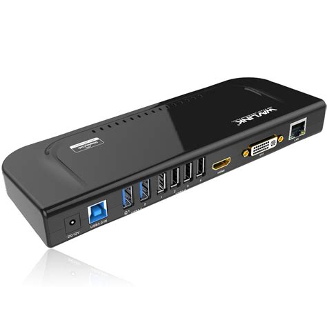 Buy WAVLINK USB 3 0 And USB C Universal Docking Station Dual Video