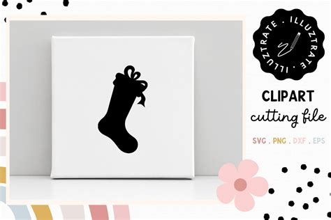 Christmas Stocking SVG Cut File PNG Graphic By Illuztrate Creative