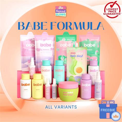 Babe Formula Chiffon Whimsicle Bonbon Blossom Nectar Hair Care Shampoo Conditioner Avo Masque