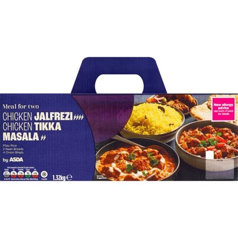 Morrisons Indian Takeaway Chicken Jalfrezi Chicken Tikka Masala Meal