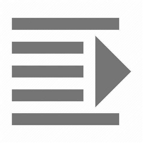 Indent Increase Indent Icon Download On Iconfinder