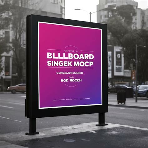 Panneau Affichage Urbain Mockup Vecteurs et PSD gratuits à télécharger