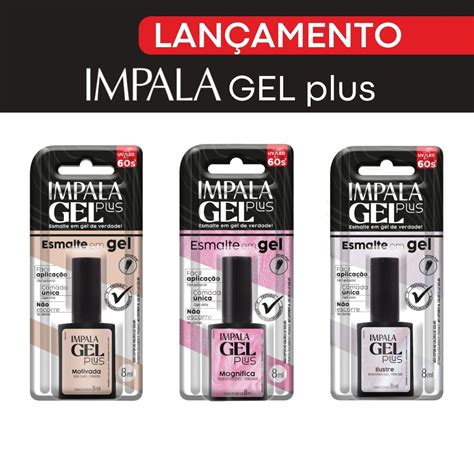 Kit Esmalte Impala Gel Uv Nude Rosa Branco Cremoso Perolado Ml Shopee Brasil