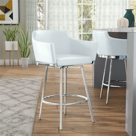 Wade Logan® Aleshanee Swivel Bar And Counter Stool And Reviews Wayfair