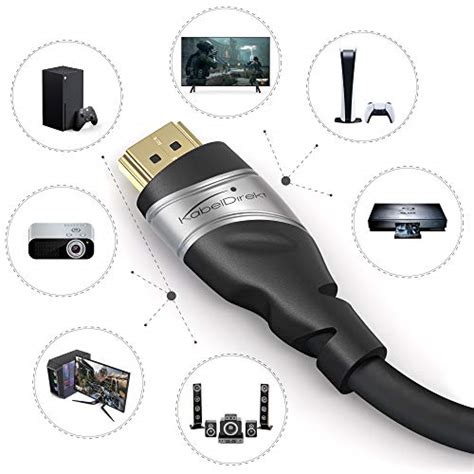 Kabeldirekt 3ft Short 8k4k Hdmi 21 Ultra High Speed Hdmi Cable