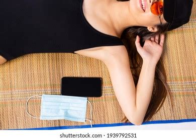 Elegant Sexy Woman Black Bikini On Stock Photo Shutterstock