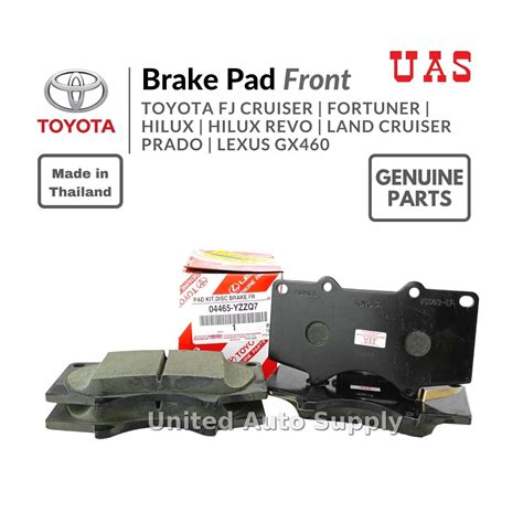 Toyota Brake Pad Front For Toyota Fj Cruiser Fortuner Hilux Kun Revo