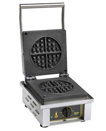 Roller Grill Waffle Maker Porfessional Electric Waffle Iron Round