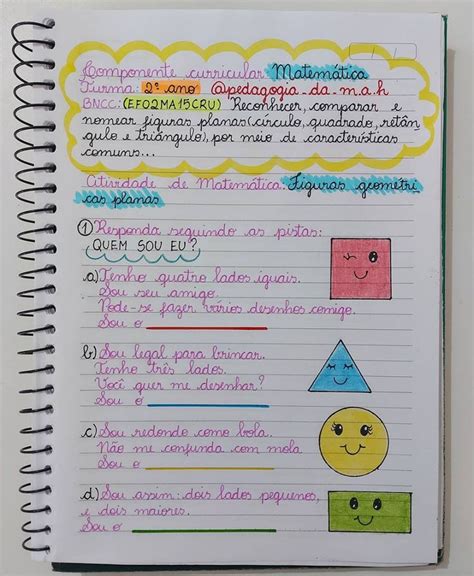 Pedagogia Da M A H No Instagram Atividade Complementar Prop E Um