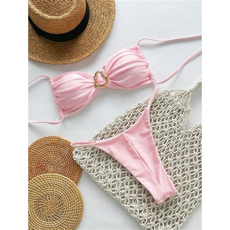 HÀNG ORDER Bikini mảnh basic đi biển tôn dáng đa dạng màu Có bảng size Shopee Việt Nam