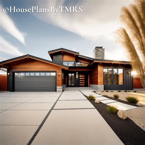 Modern Ranch Plan, House Floor Plans and Exterior Interior