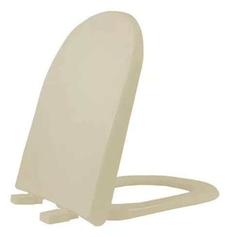 Asiento De Inodoro Convencional Vogue Flox Plus Creme Promo MercadoLibre