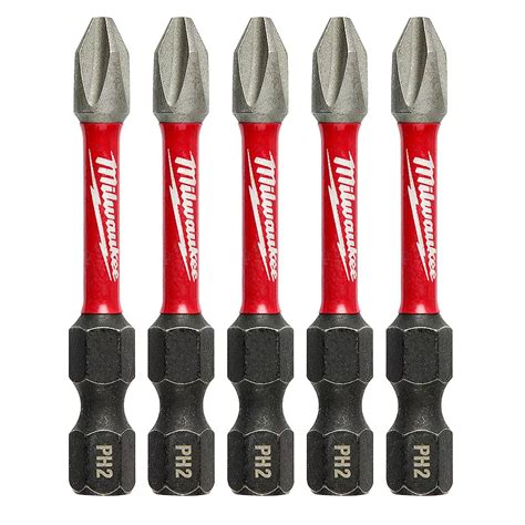 Milwaukee Tool Shockwave Impact Duty 2 In Phillips 2 Alloy Steel