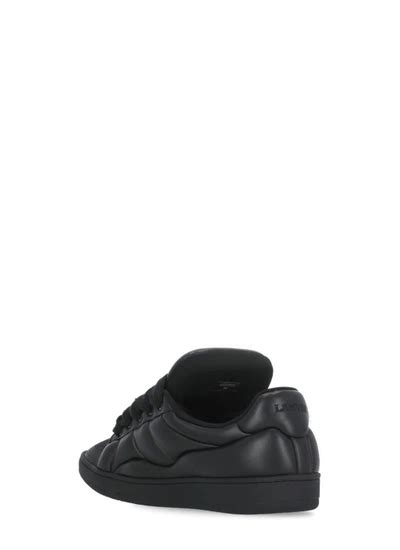 Lanvin Black Curb Sneakers Modesens