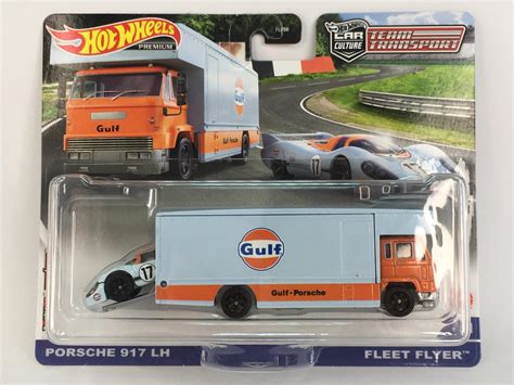 Gulf Porsche 917 LH Fleet Flyer Hot Wheels Team Transport 41 Aukro