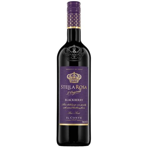 Stella Rosa Blackberry Semi Sweet Red Wine Ml Walmart