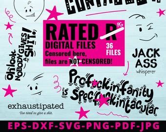 Sex Sarcastic Svg Bundle Sarcastic Svg Files Funny Quotes Svg Dxf Eps Png Silhouette Cricut