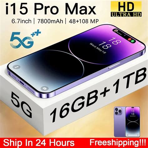 Global Version I Pro Max Android Smartphone Brand New Inch Full