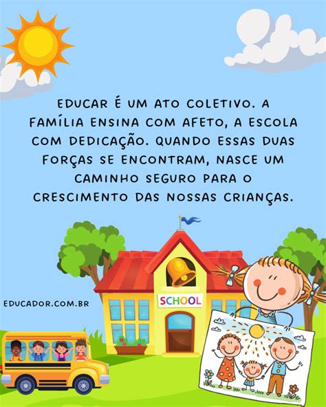 Mensagens para o Dia da Família na escola - Educador