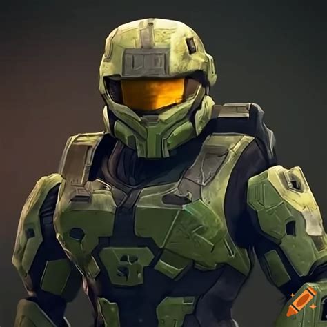 Avery Johnson From Halo As A Spartan Iv On Craiyon