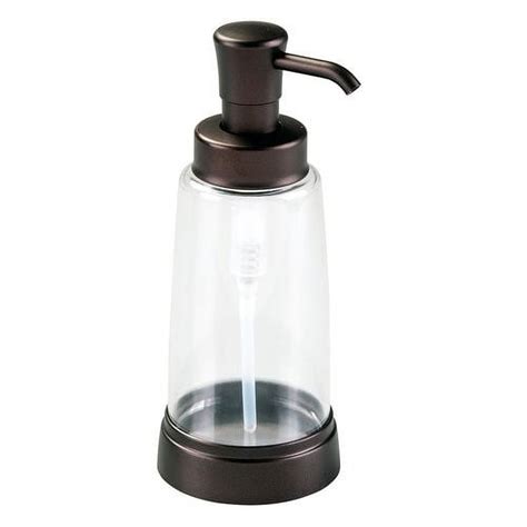 Mainstays Lumis Clear And Bronze Soap Pump 1 Each