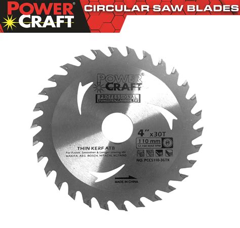 Powercraft Circular Saw Blades For Wood Pccs110 30tk 4 Circular Saw