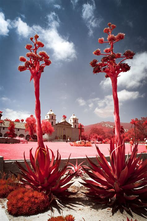 Santa Barbara Mission - Color Infrared Camera : r/SantaBarbara
