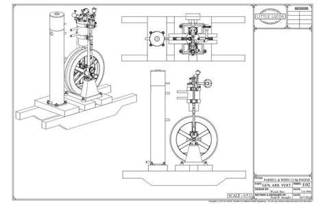 Drawings Plans For Parsell And Weed Hit And Miss Engine Model