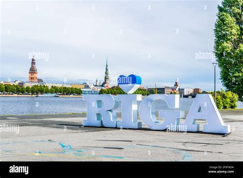 Riga Tourist Sign Hi Res Stock Photography And Images Alamy