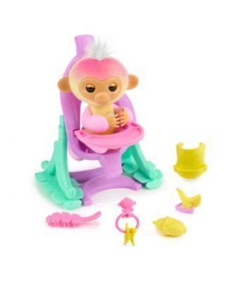 Fingerlings Interactive Baby Monkey Nursery Playset, Jas with 2-in-1 ...