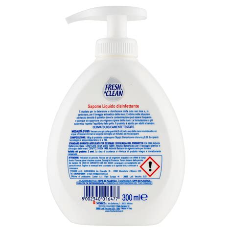 Fresh Clean Sapone Liquido Disinfettante 300 Ml Carrefour