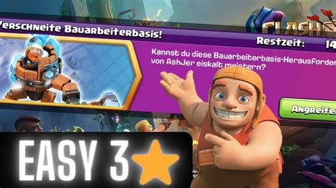 3Verschneite Bauarbeiterbasis Herausforderung Clash Of Clans YouTube