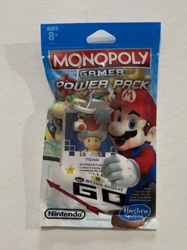 Super Mario Monopoly Gamer Power Pack Toad Board Game Piece Nintendo