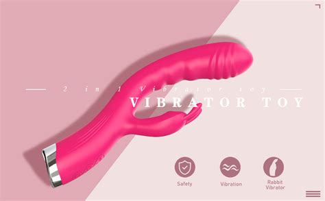 Thrusting Dildo Rabbit Vibrator Sex Toys For Women G Spot Dildo Thrusting Vibrator Clitoral