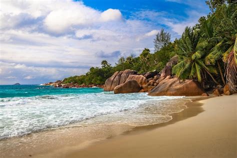 Premium Photo Anse Lazio Beach At The Praslin Island Seychelles