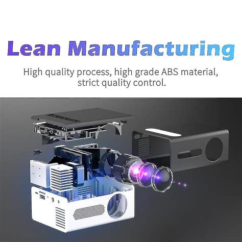 Преносим мини видео LED проектор full HD 1080P HDMI, USB, аудио, TF и ...