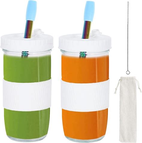 Bubble Tea Mokken Stuks Ml Bubble Tea Set Met Deksel En Rietje