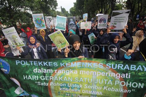 AKSI GERAKAN SATU JUTA POHON ANTARA Foto