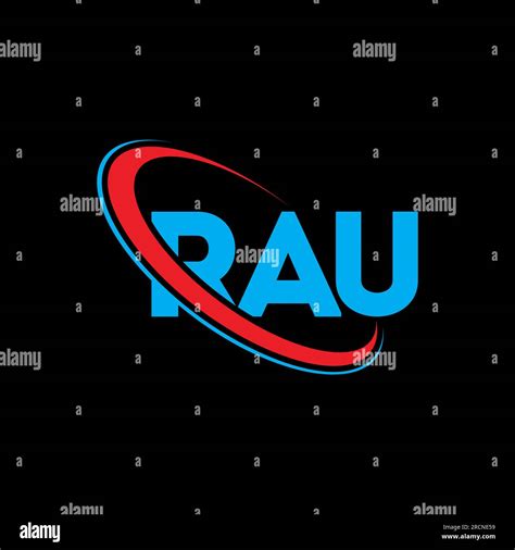 RAU logo. RAU letter. RAU letter logo design. Initials RAU logo linked ...