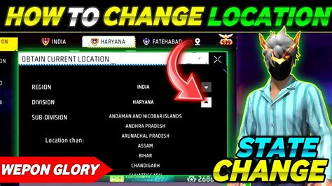 How To Change Location In Weapon Glory State Change Problem In Free