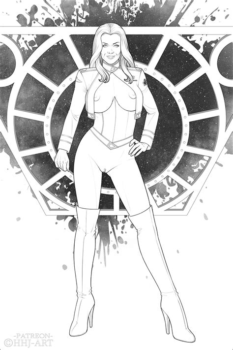 PATREON B Ivanova Pornified Lineart By HighHeeledJill Hentai Foundry